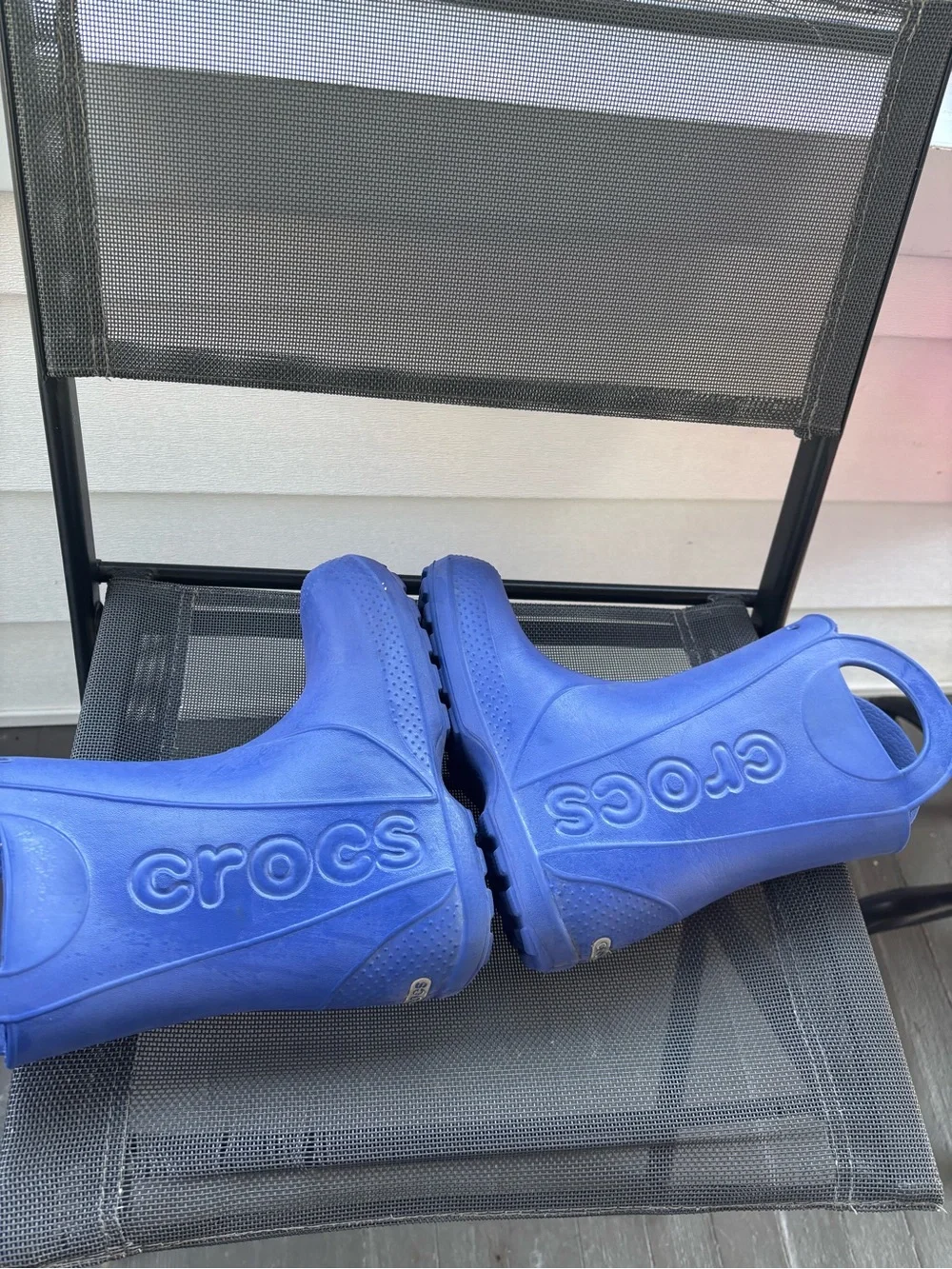 Crocs Handle It Rain Boots Size 3 J3 Kids